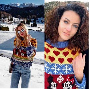 last! ZARA OVERSIZED MICKEY & MINNIE ©DISNEY SWEATER